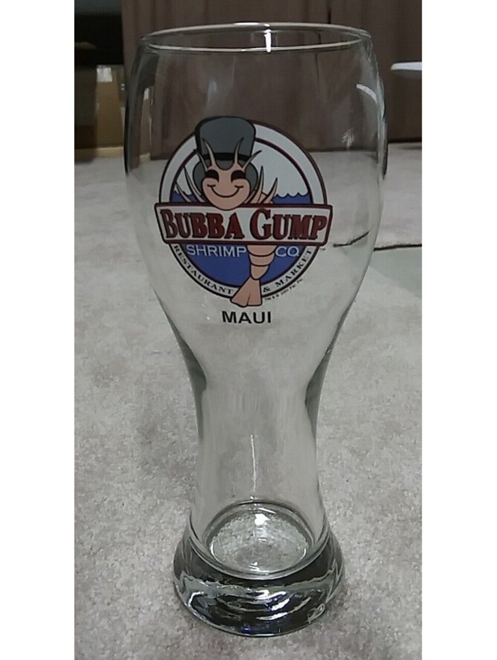 BUBBA GUMP SHRIMP CO - MAUI - PILSNER GLASS